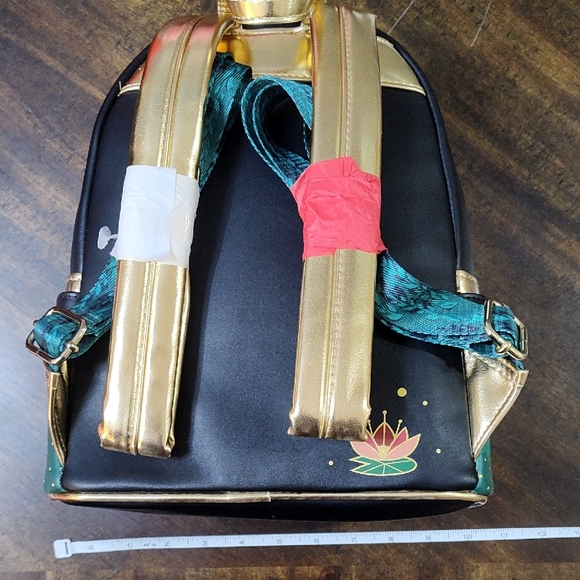 Loungefly Disney Parks Tiana's Bayou Adventure Mini Backpack - Green & Black - Picture 4 of 8